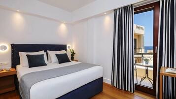 Ropa de cama de alta calidad y minibar