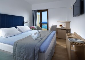 1 quarto, roupas de cama premium, frigobar, cofres nos quartos