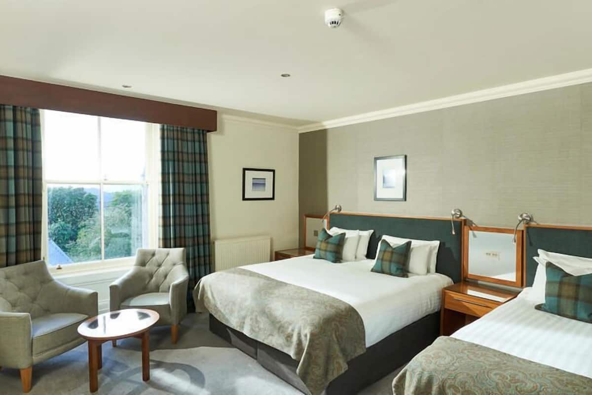 Desk, iron/ironing board, WiFi (free), alarm clocks