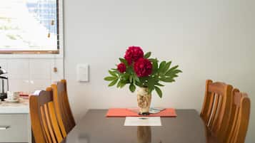 Opções para refeição no quarto