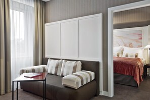Suite, 1 Double Bed (Living Room) | Premium bedding, down comforters, pillowtop beds, minibar - The Harmonie Vienna, BW Premier Collection (Vienna)