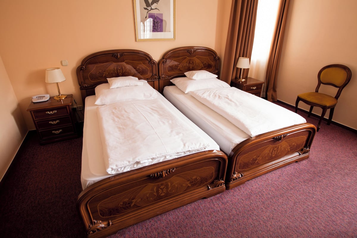 Business Twin Room with Air-Conditioning | Wifi gratis y ropa de cama