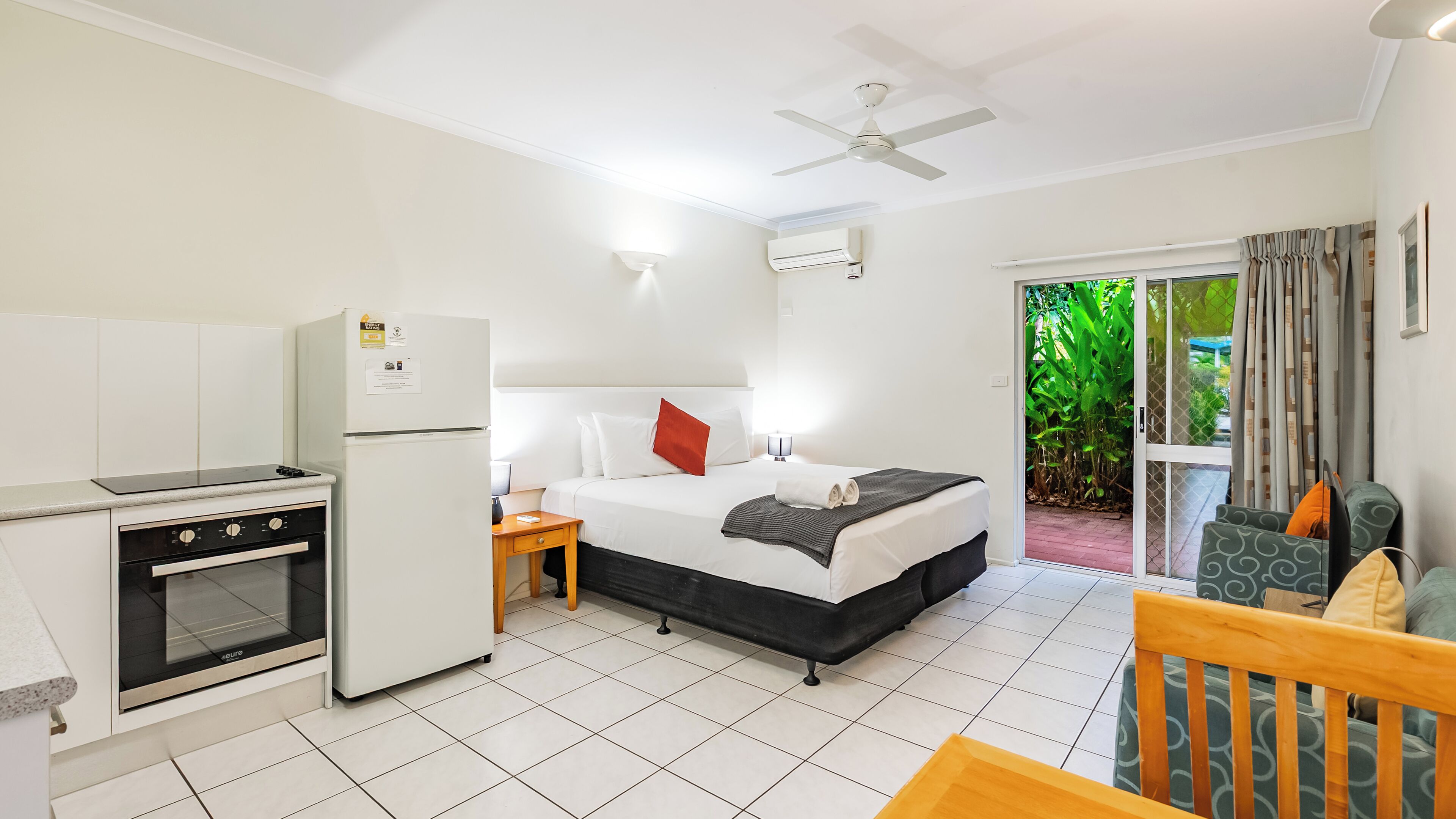 Standard Studio | Individually decorated, individually furnished, laptop workspace