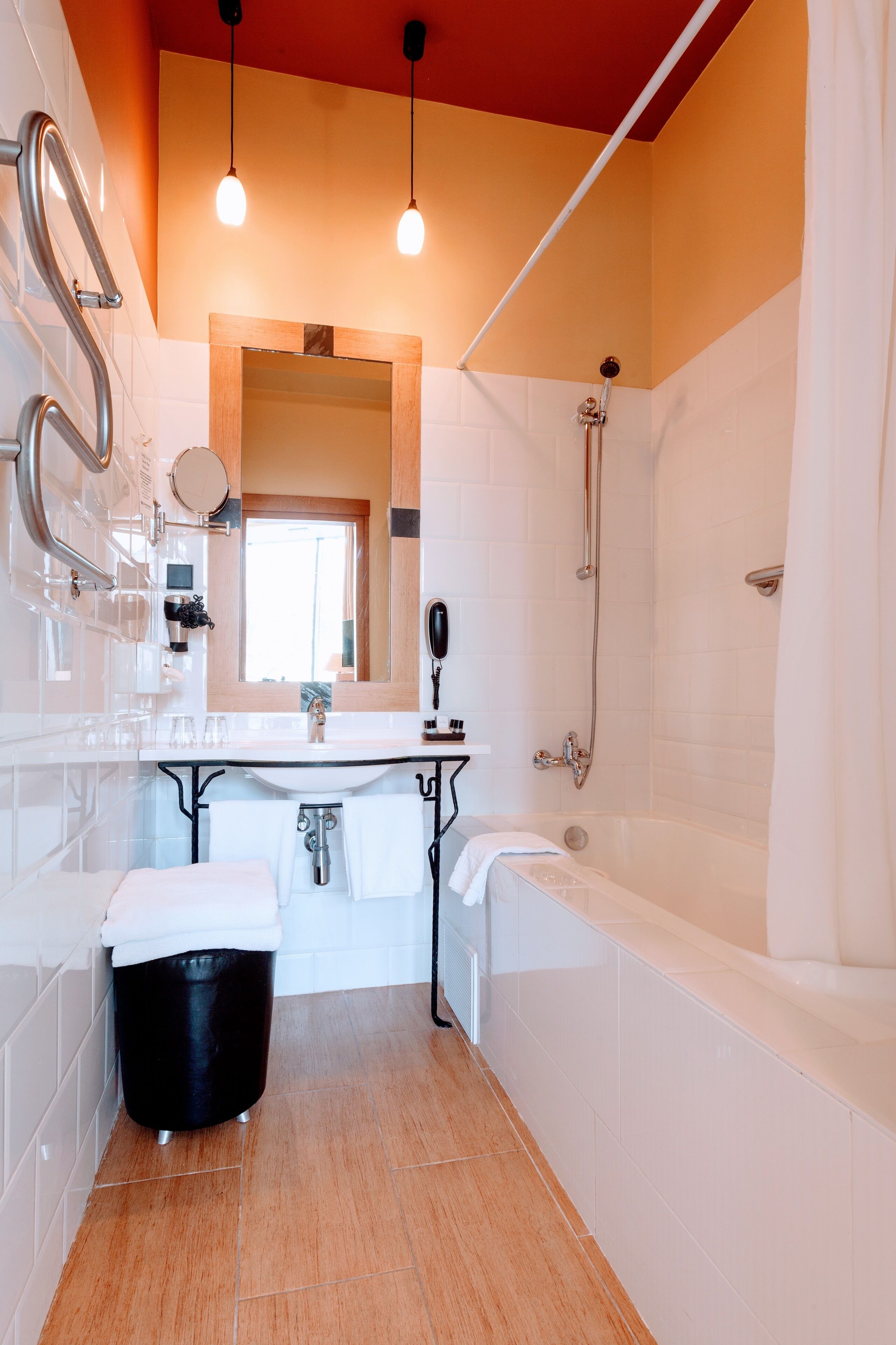 free toiletries, hair dryer, towels