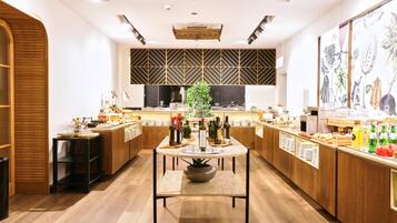 Daily buffet breakfast (EUR 24 per person)