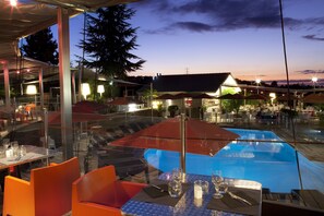 Breakfast, lunch, dinner served; French cuisine, pool views