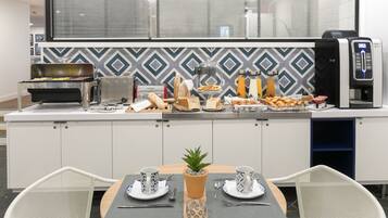 Daily buffet breakfast (EUR 22 per person)