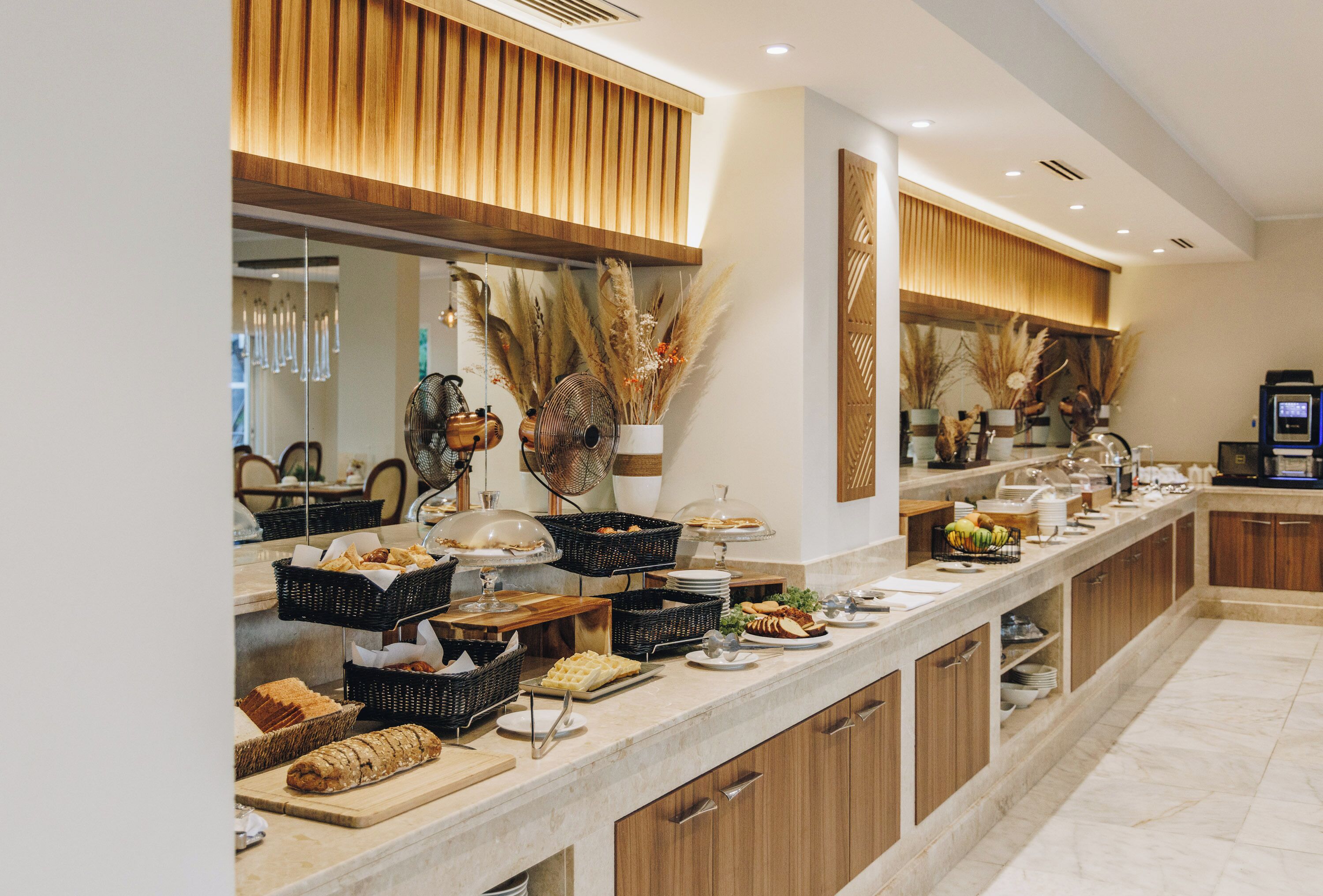 Daily buffet breakfast (EUR 30 per person)