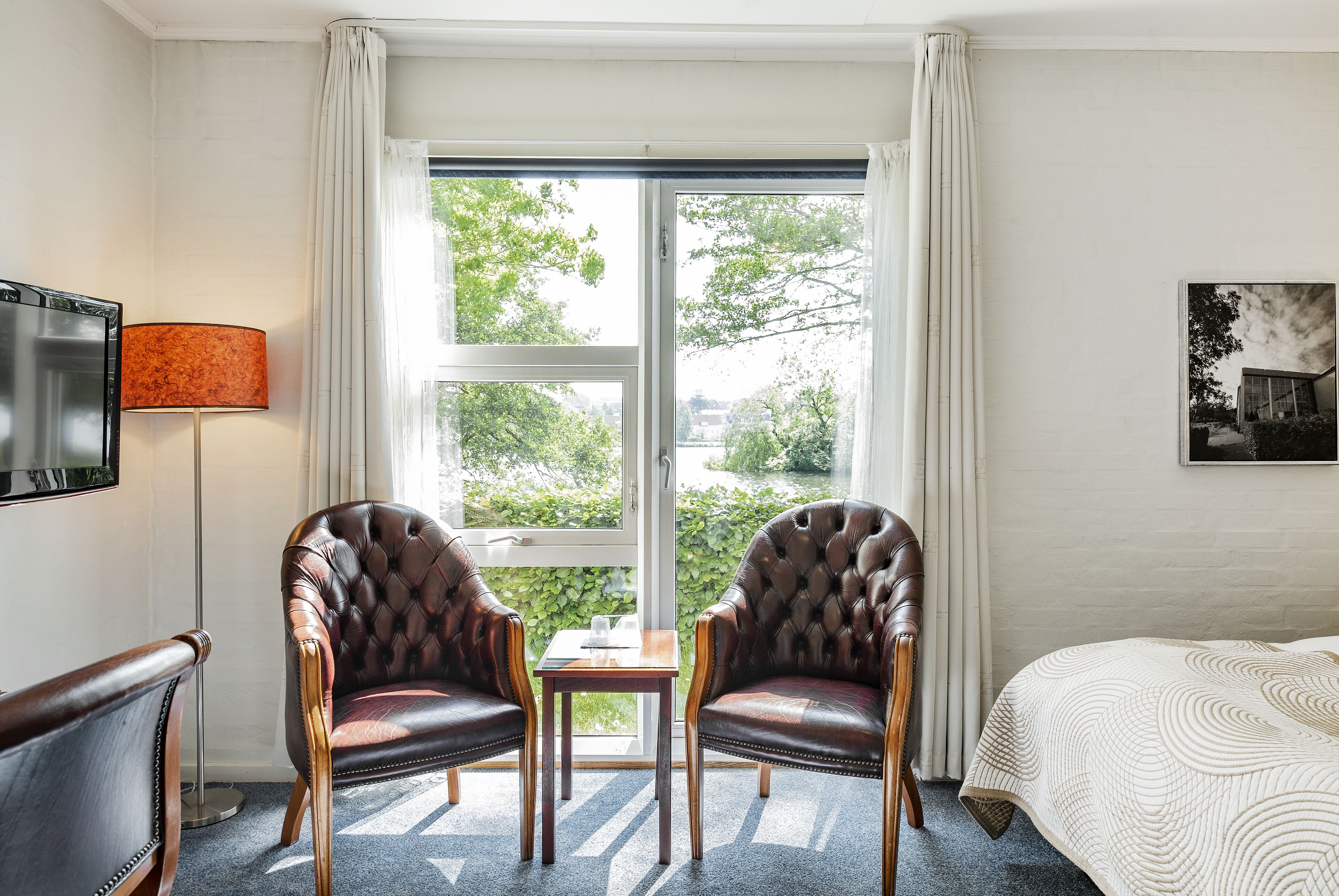 standard double room, lake view | 1 bedroom, minibar, in-room safe, desk