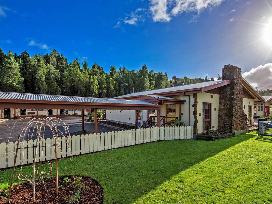 Overnatningsstedets facade