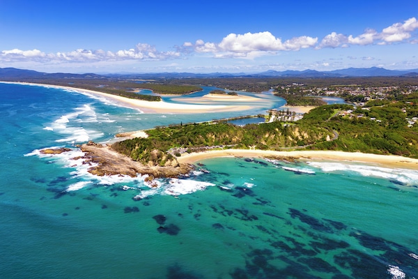 Beach nearby, white sand