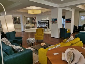 Sitteområde i lobbyen