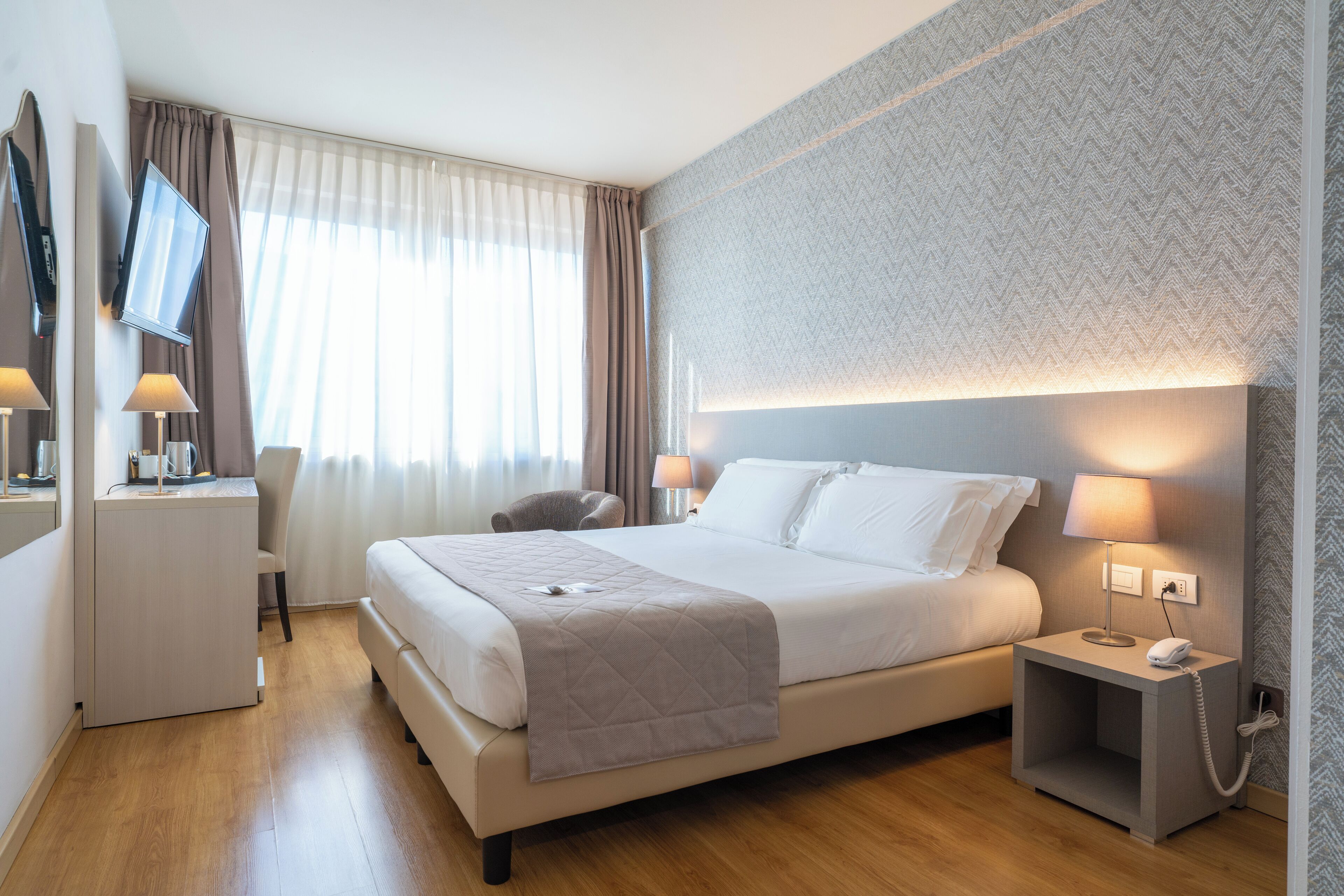 Minibar, in-room safe, desk, blackout drapes