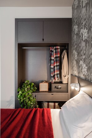 Standard-Doppel- oder -Zweibettzimmer, Gartenblick | 1 Schlafzimmer, Bettwäsche aus ägyptischer Baumwolle