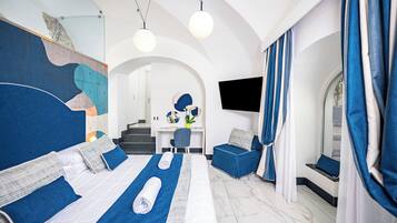 Executive Room, Sea View | Premium bedding, memory foam beds, minibar, in-room safe