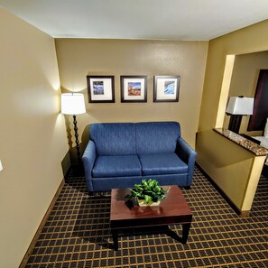Suite, Multiple Beds, Non Smoking | Living area | 50-inch TV with satellite channels - Comfort Inn Fort Collins North (Fort Collins)