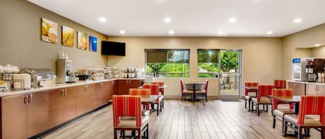 Free daily full breakfast