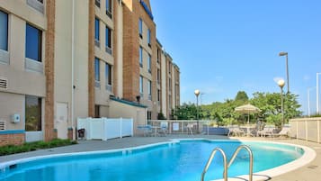 Sæsonbestemt udendørs pool