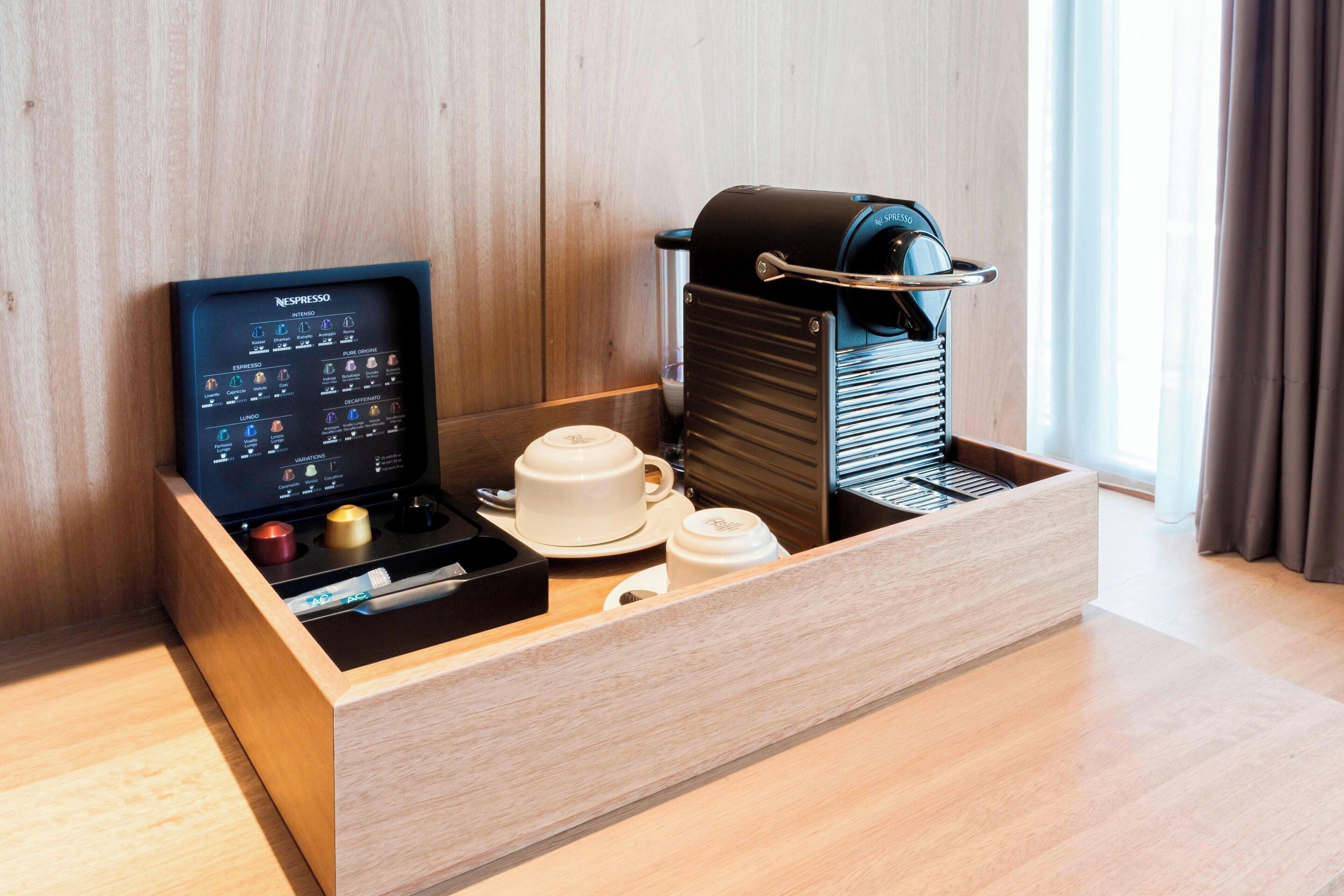 egyptian cotton sheets, down duvets, memory-foam beds, minibar