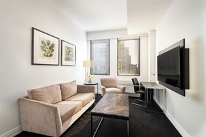 Suite Dreams | Living area | 42-inch LED TV with digital channels, TV