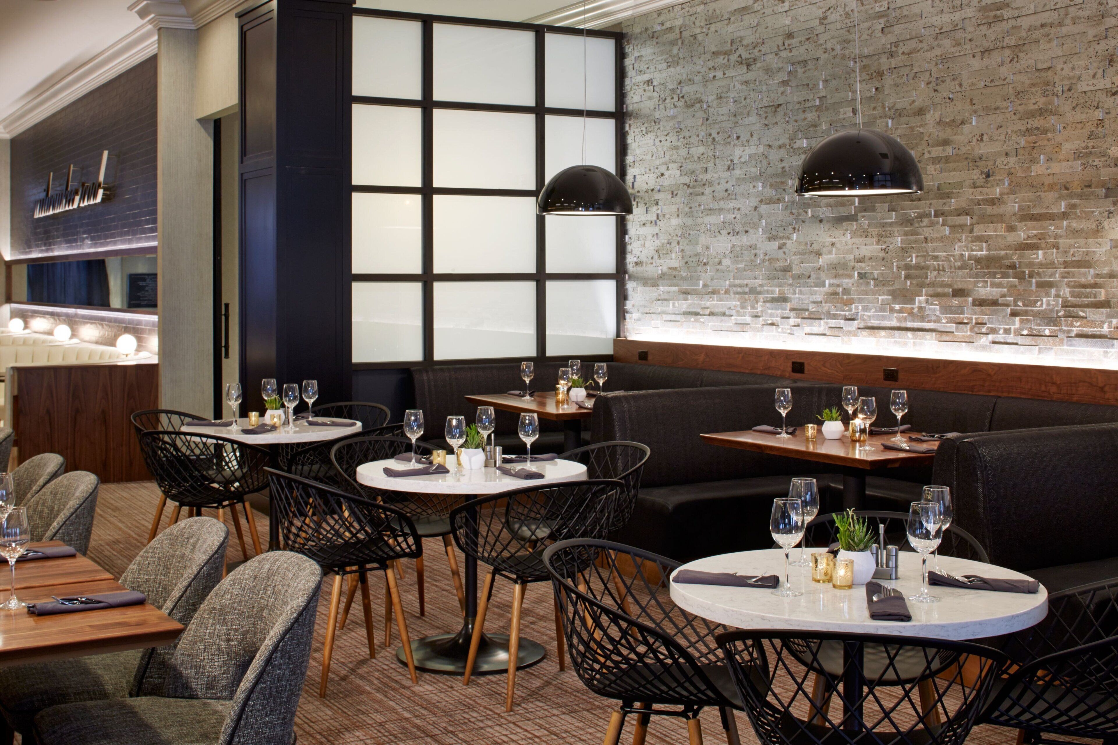 breakfast, lunch and dinner served