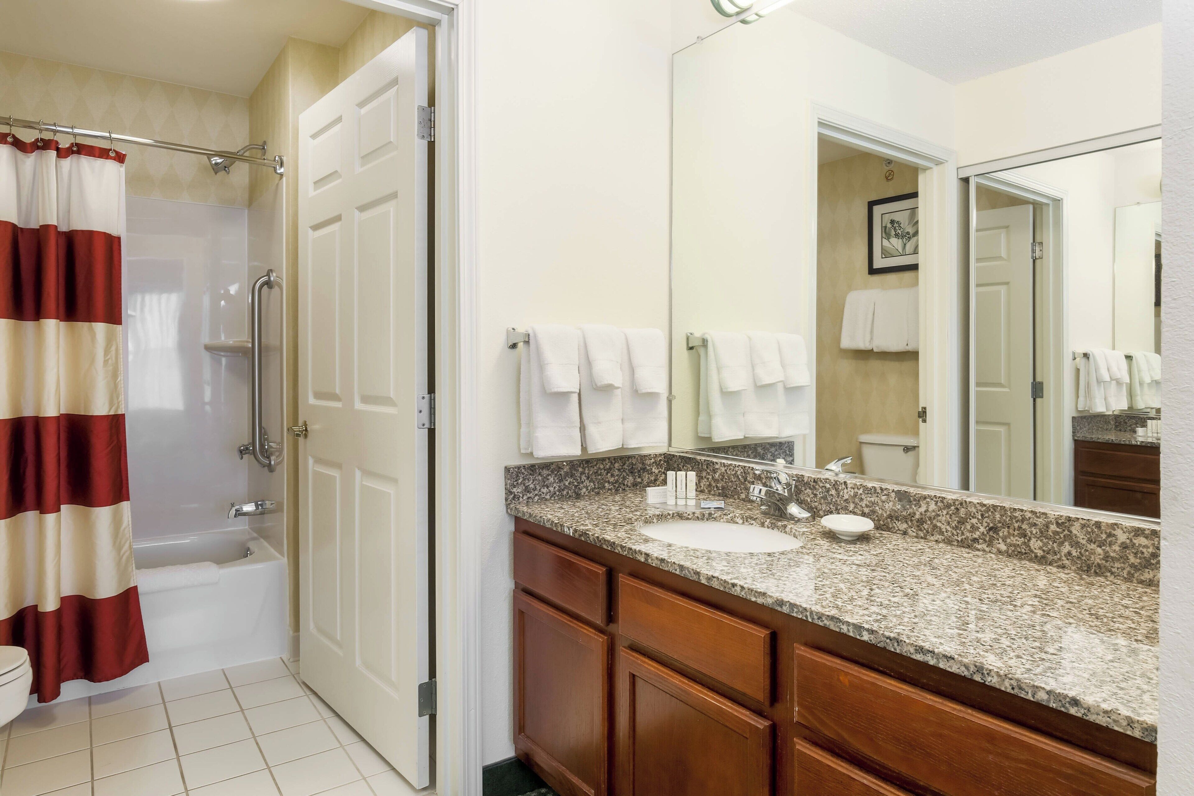 Free toiletries, hair dryer, towels, soap