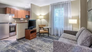Suite, 2 Bedrooms, Non Smoking | Living area | TV