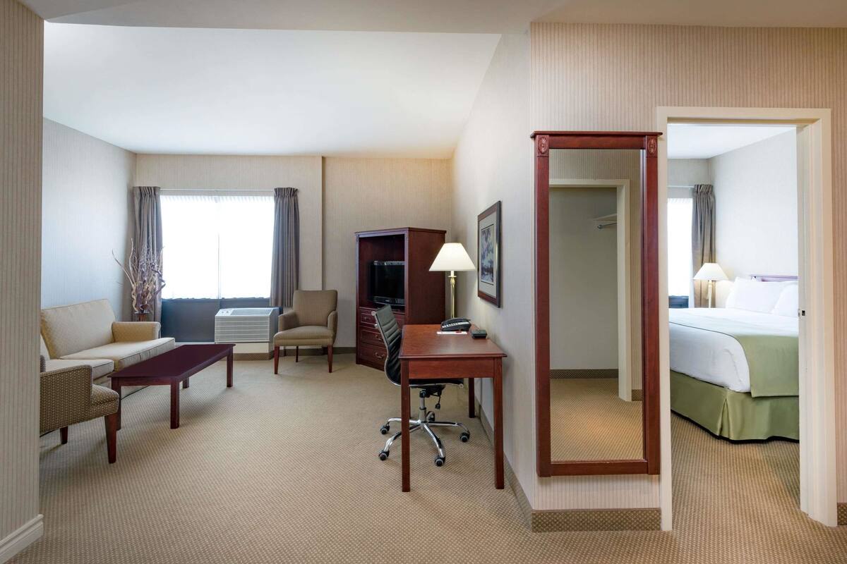 Phòng Suite, 1 giường cỡ king, không hút thuốc (One-Bedroom) | Bàn, khu vực làm việc phù hợp cho laptop, màn/rèm cản sáng 