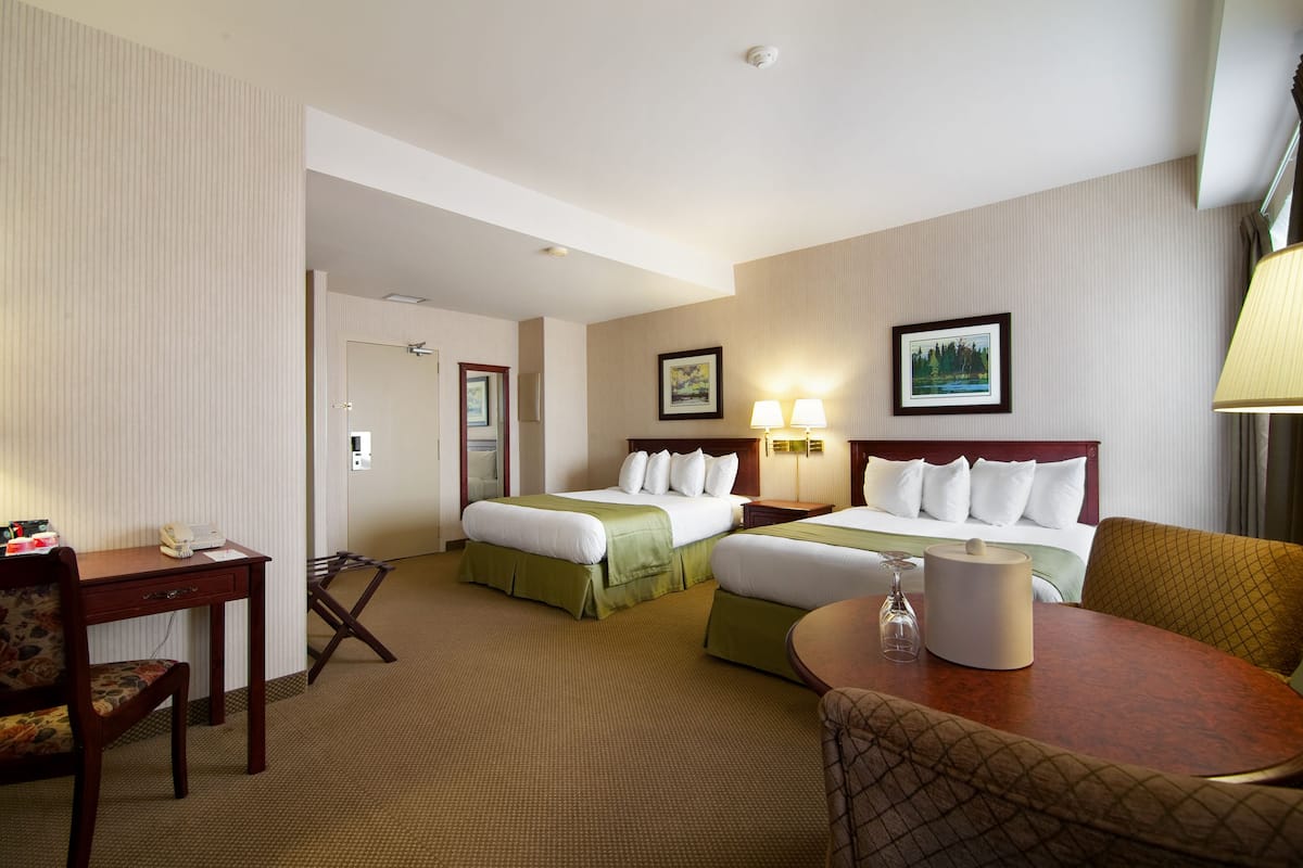 room, 2 queen beds, non smoking | desk, laptop workspace, blackout curtains, soundproofing