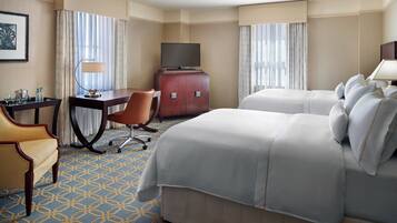 Premium bedding, pillow-top beds, in-room safe, desk