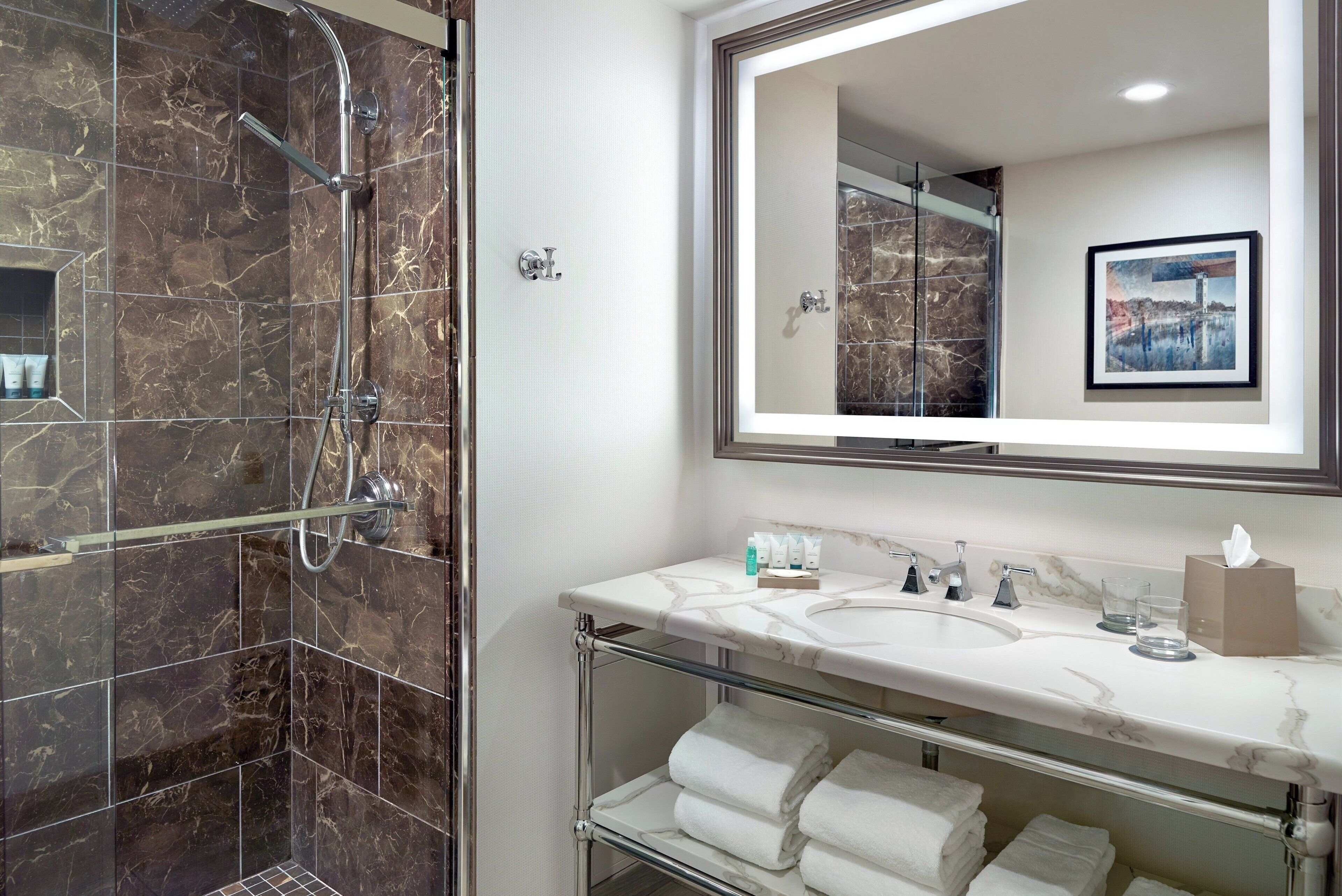 traditional room, 2 double beds | bathroom | hair dryer, towels