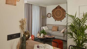 Luxe beddengoed, een kluis op de kamer, geluiddichte muren