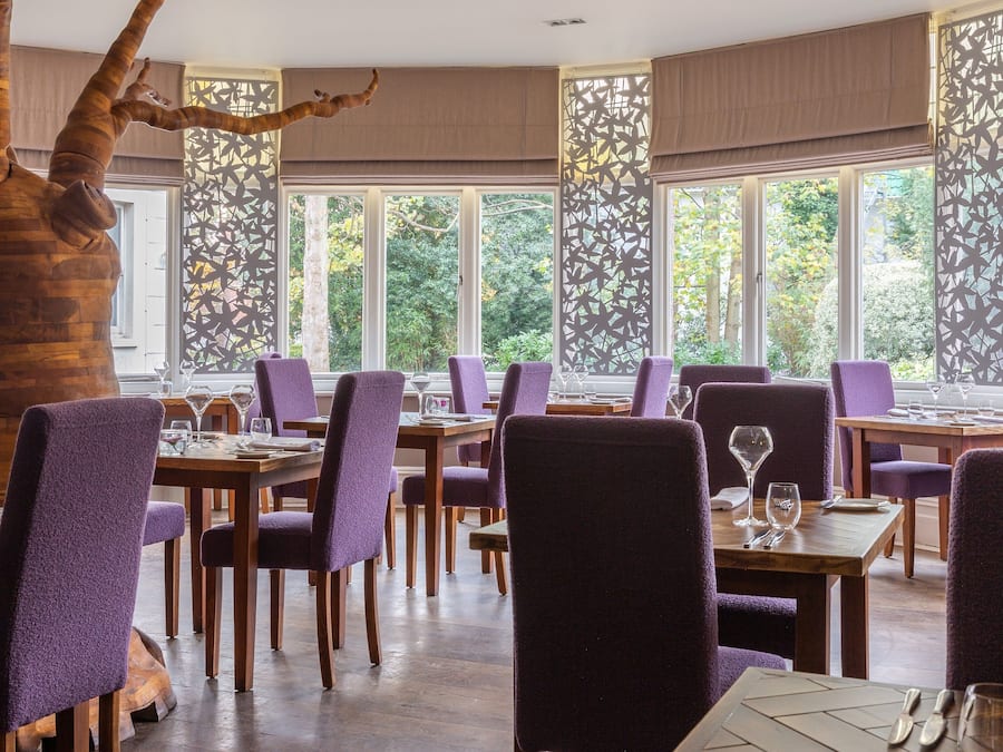 Breakfast, lunch, dinner served; British cuisine, garden views