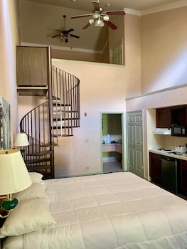 Basic Loft, Multiple Beds | Iron/ironing board, WiFi, bed sheets at Yosemite View Lodge