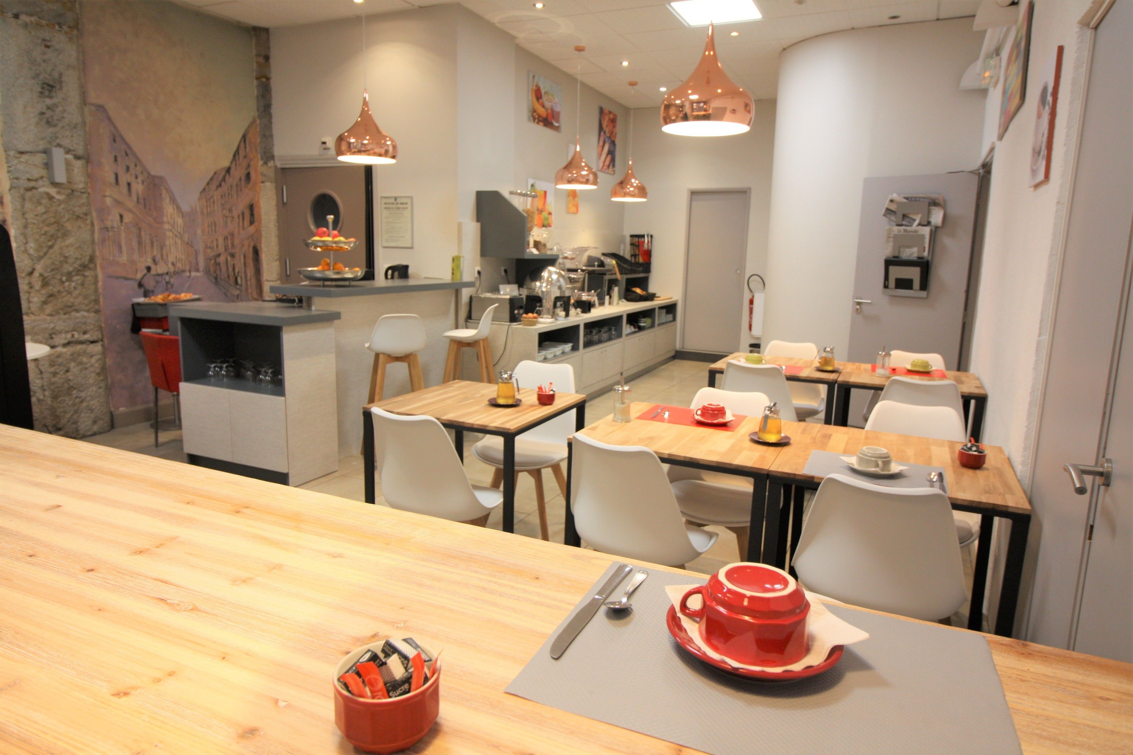 daily buffet breakfast (eur 14.5 per person)