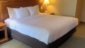 Room, 1 King Bed, Accessible, Non Smoking | Desk, laptop workspace, blackout drapes, iron/ironing board