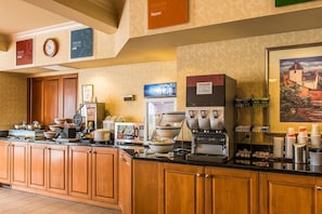 Free buffet breakfast