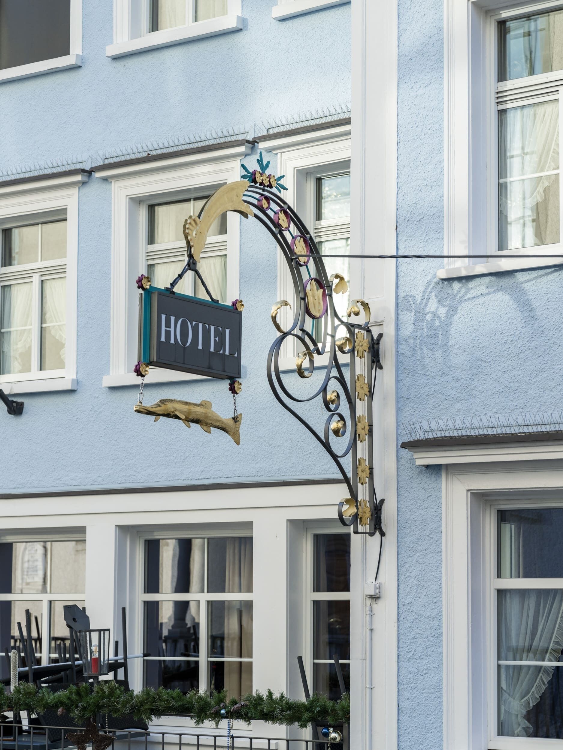 Façade de l’hébergement