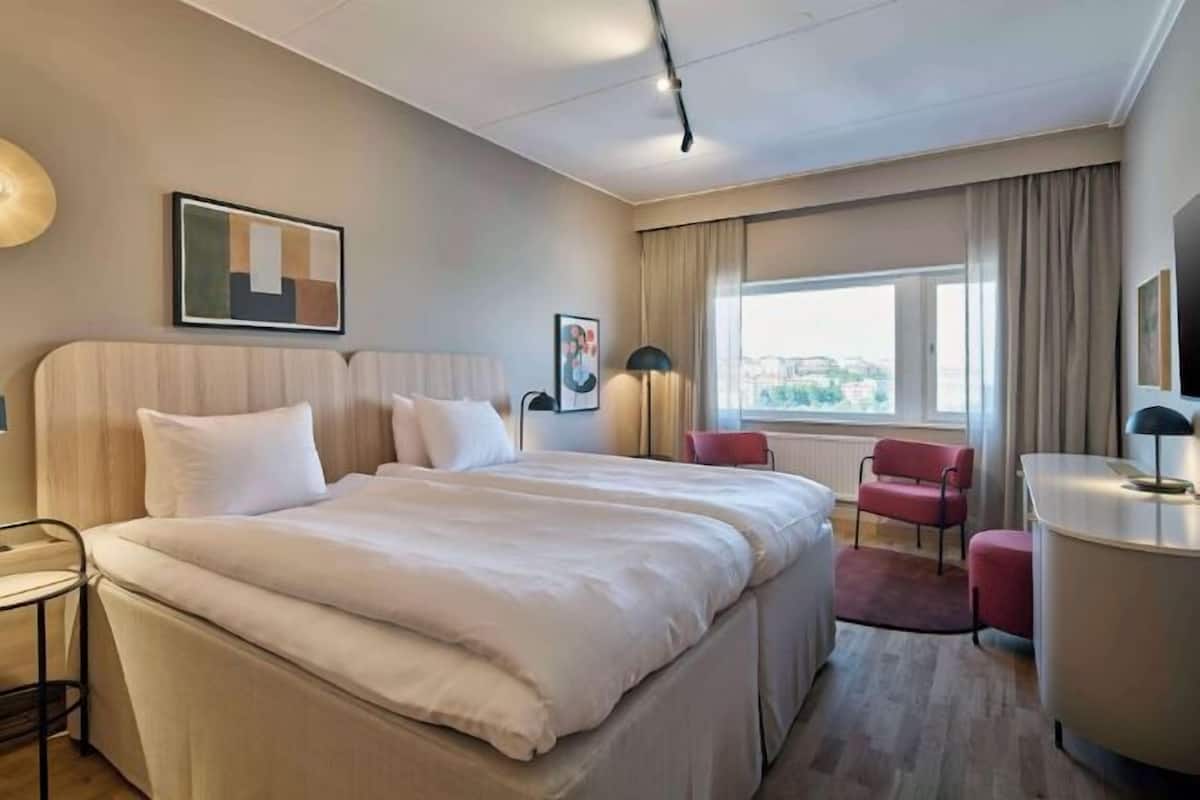 1 dormitorio, caja fuerte, wifi gratis y ropa de cama