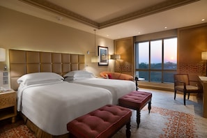 Premium bedding, memory foam beds, minibar, in-room safe