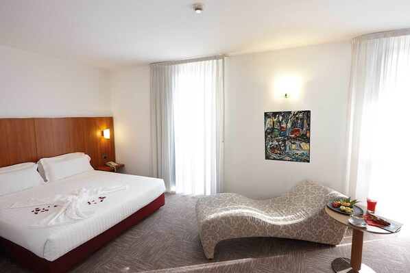 Chambre Supérieure | Literie de qualité supérieure, couette en duvet d'oie