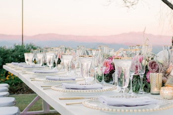 Formal dining takes place under the majestic mountainside. at ADERO Scottsdale Resort, Autograph Collection