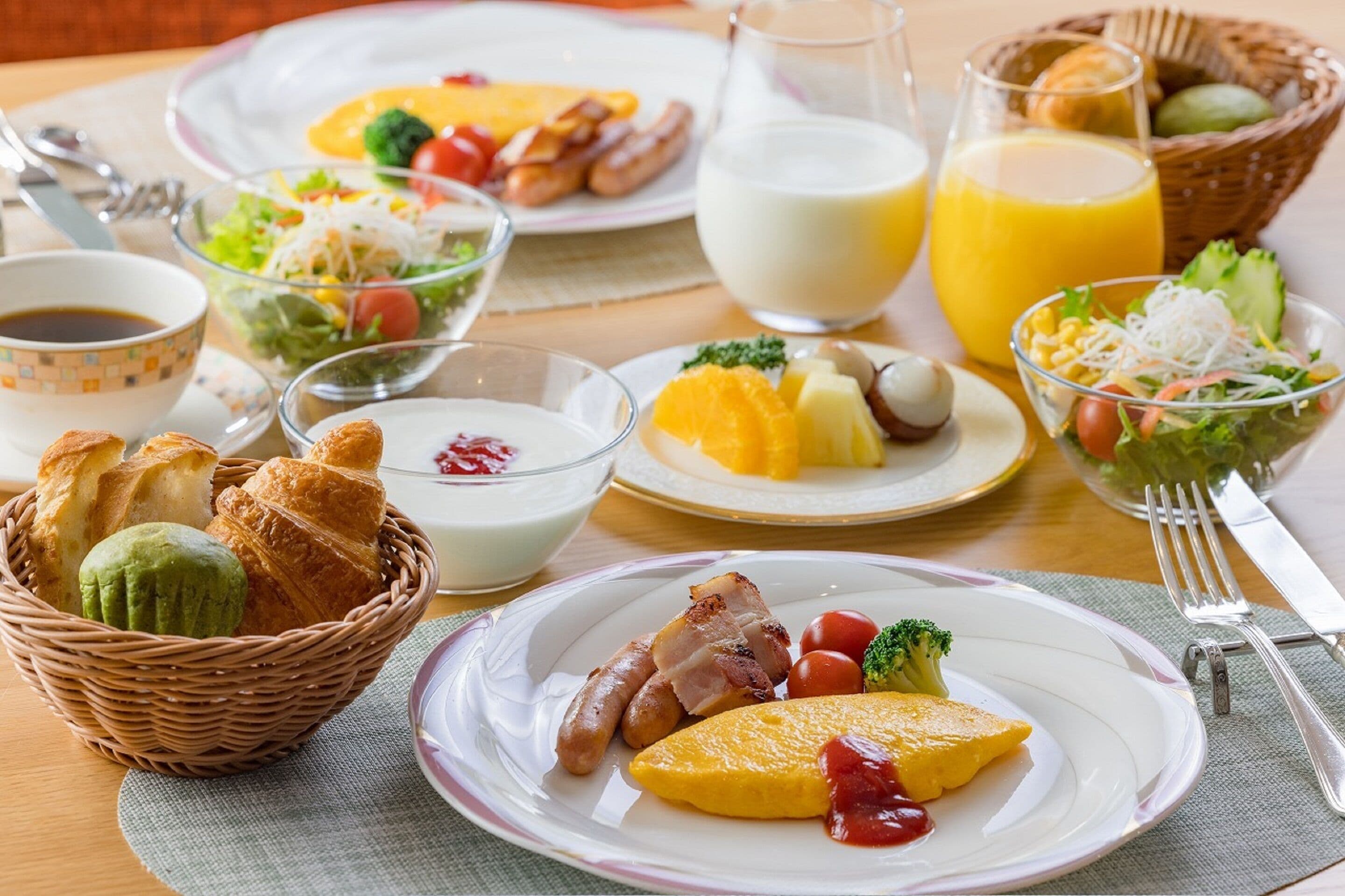 Frokostbuffé hver dag (JPY 2900 per person)