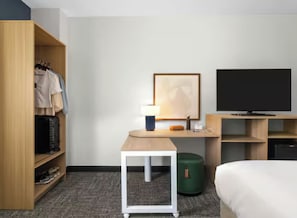 Premium bedding, down duvets, pillow-top beds, in-room safe