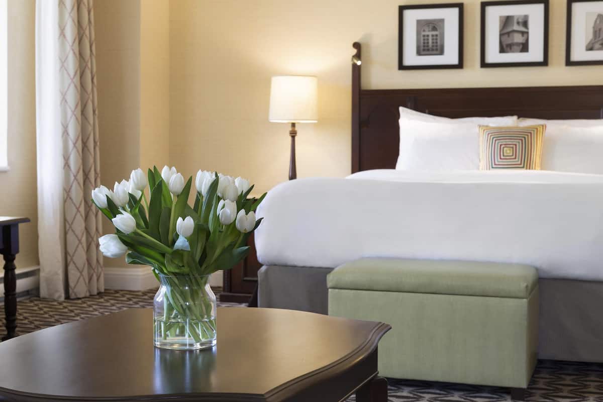 Hypo-allergenic bedding, pillow-top beds, minibar, in-room safe