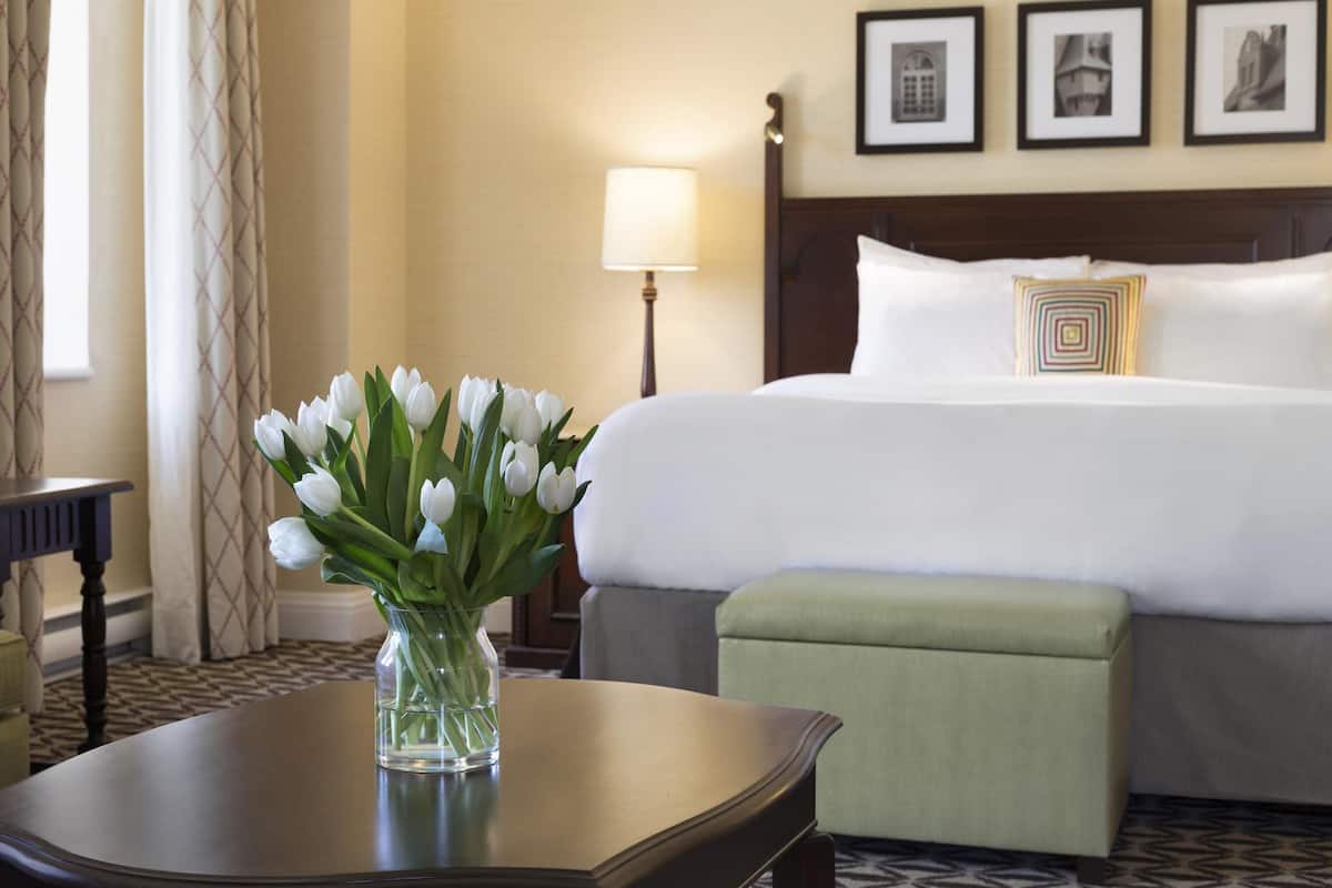 Hypo-allergenic bedding, pillow-top beds, minibar, in-room safe