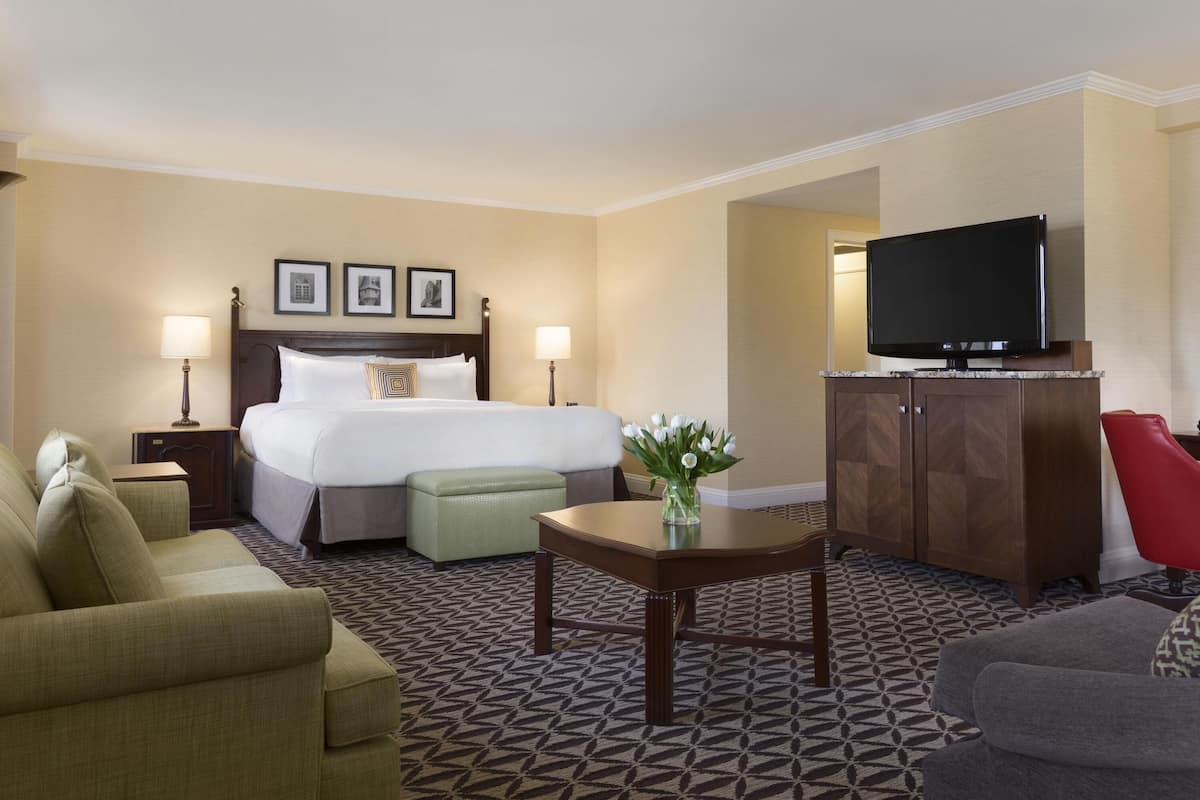 Deluxe Room, 1 King Bed with Sofa bed, Non Smoking | Hypo-allergenic bedding, pillowtop beds, minibar, in-room safe