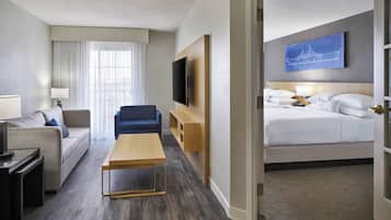 Suite, 1 Bedroom | In-room safe, desk, laptop workspace, blackout curtains