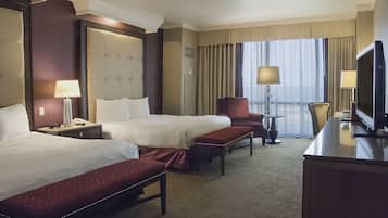 Premium bedding, pillow-top beds, in-room safe, desk