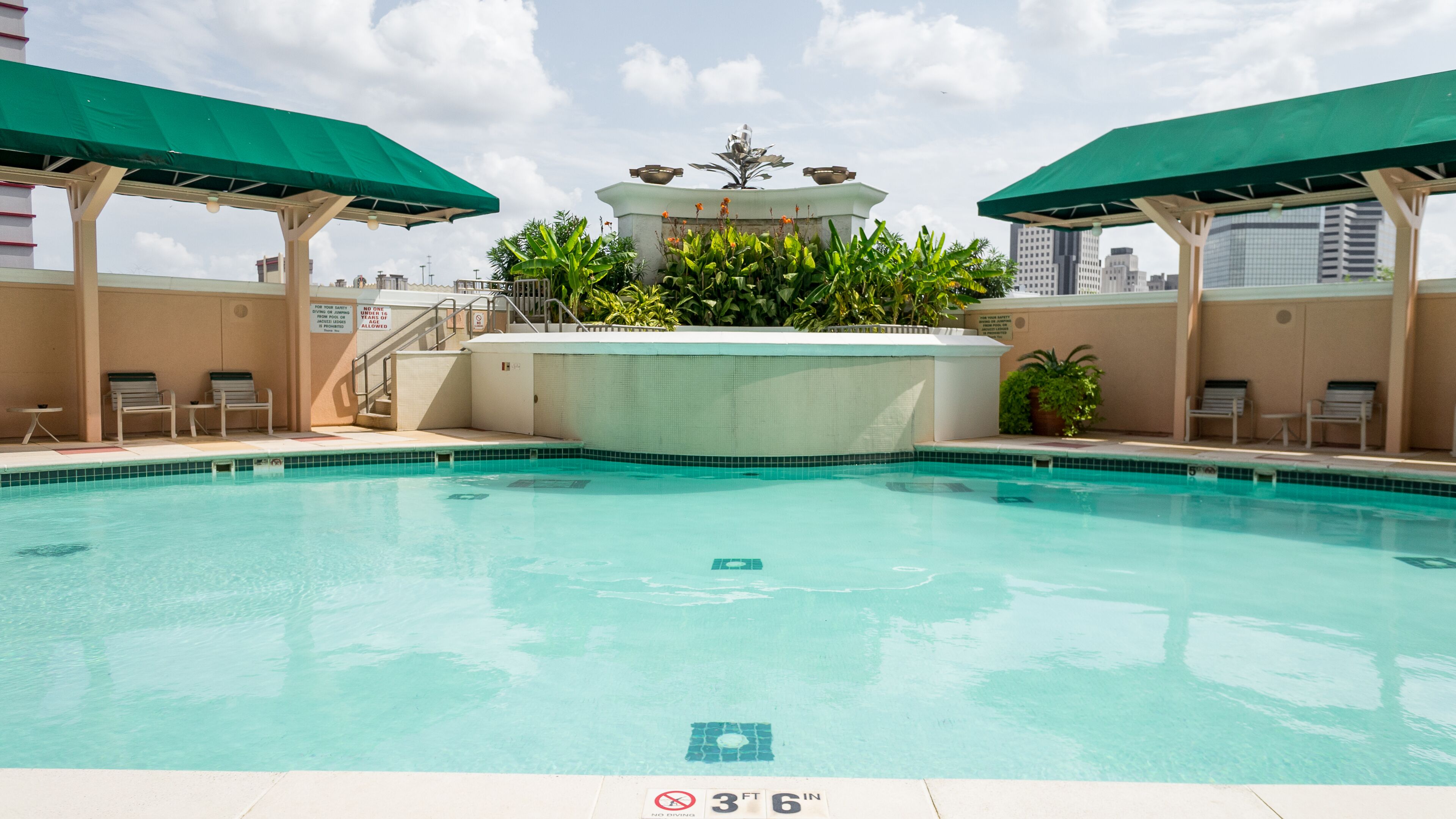 Alberca al aire libre 